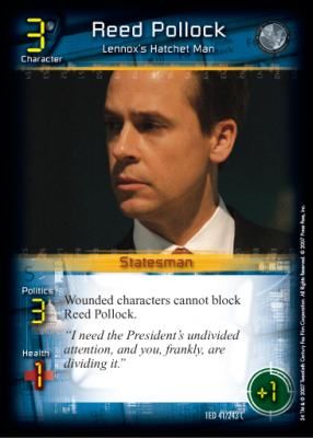 Reed Pollock (Lennoxs Hatchet Man)